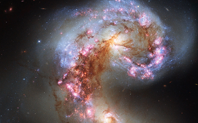 Antenae Galaxies, Image Credit: Hubble/European Space Agency