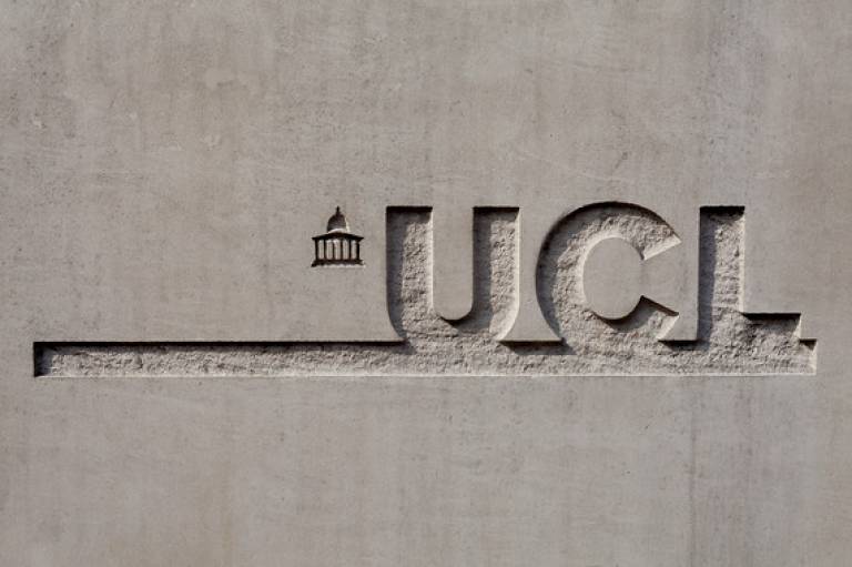 Engraved UCL Sign