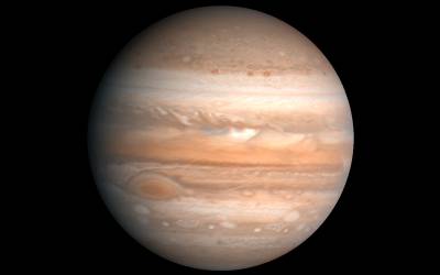 Jupiter seen from Voyager, credit NASA