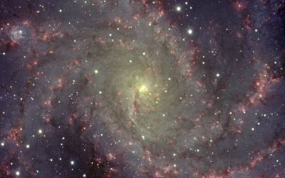 NGC 6946: The Fireworks Galaxy, Credit & Copyright: T. Rector (U. Alaska Anchorage), Gemini Obs., AURA