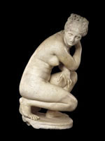 Aphrodite crouching at her bath
