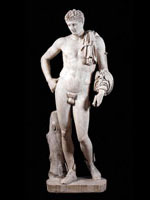 Marble statue of Hermes