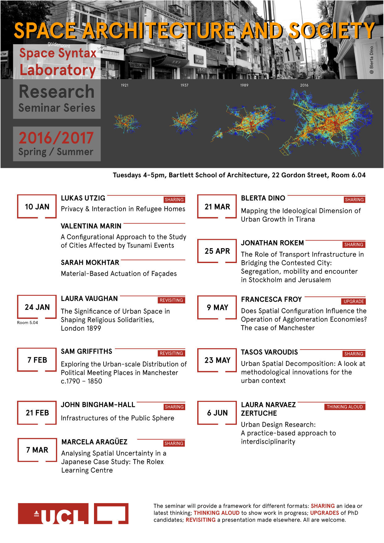 Space Syntax Laboratory Research Seminar Series