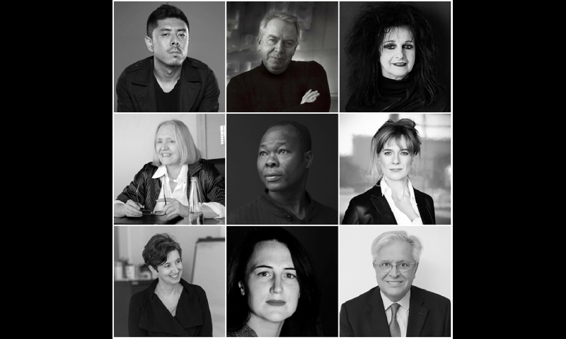 Portraits of speakers for the RIBA inaugural international week conference 2017