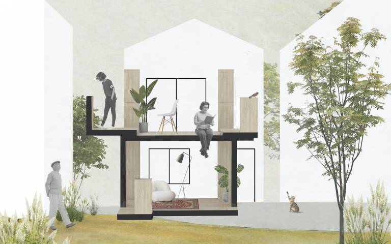 Image: “De-Alienating The Home” House Block Takeover, Design & Image by Gonzalo Herrero Delicado & The Good Thing 