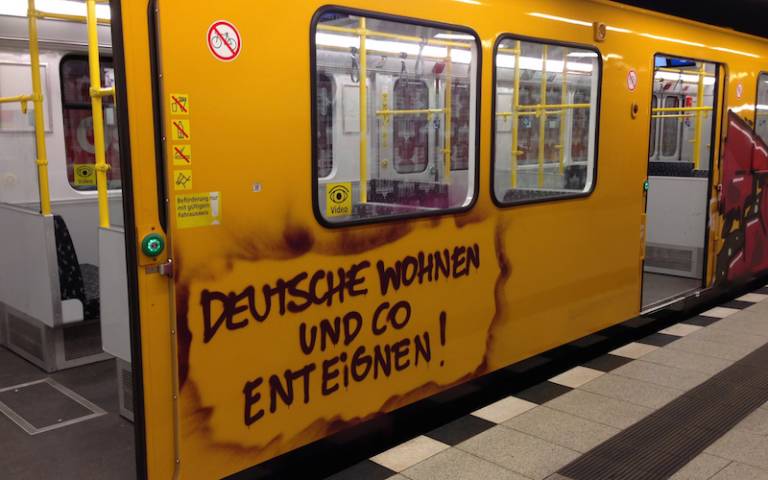 Graffiti on a train in Germany