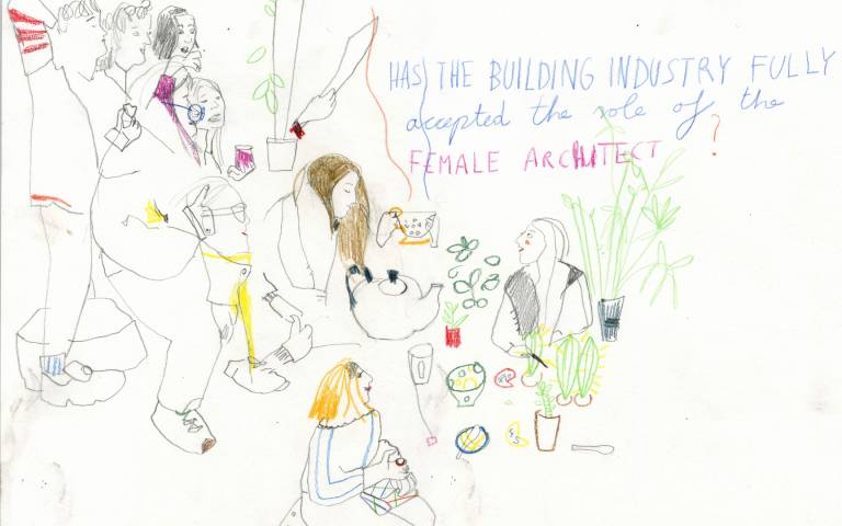 'Has the building industry fully accepted the role of the female architect?' break // line residency, Judit Ferencz, The Bartlett School of Architecture, UCL