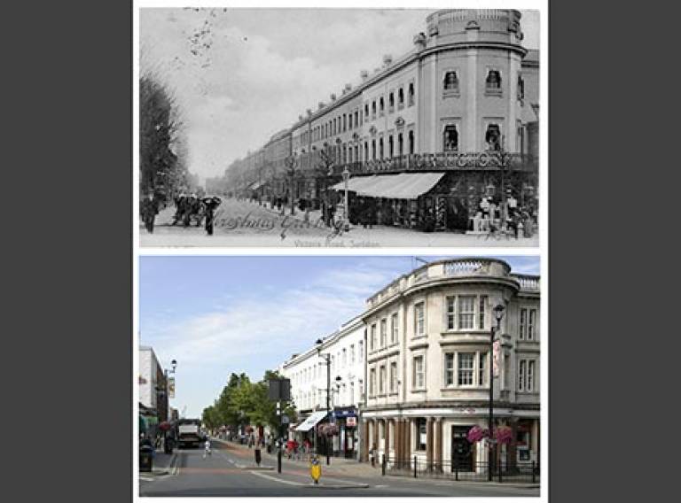 Victoria Road, then and now