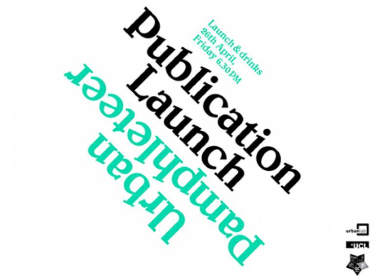 Urban Pamphleteer Launch