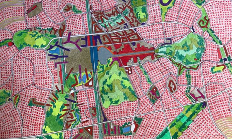 Experimental City - Drawing by Peter Cook