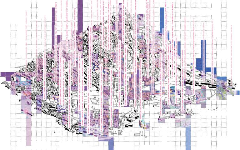 Image: 'Invisible City In-Between' by Dongchen Du, Ruijia Xiong, Urban Design MArch, RC11