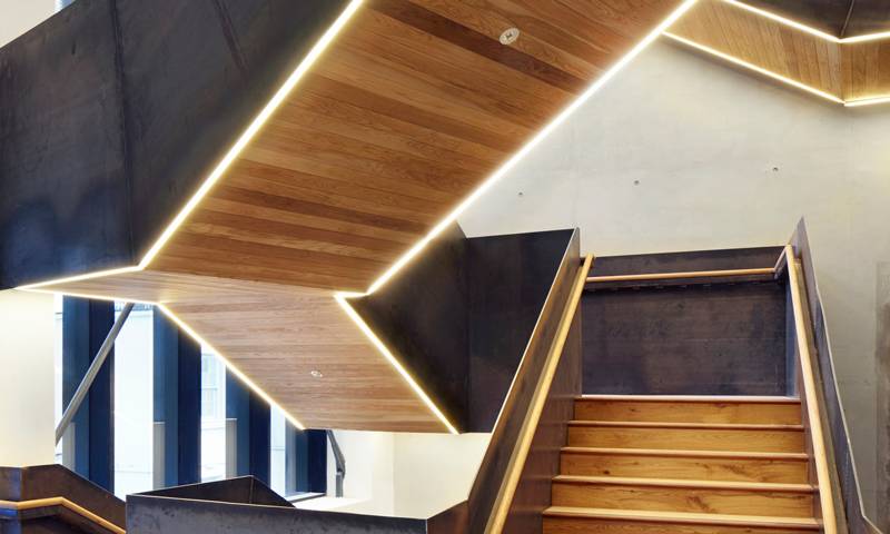 New staircase at The Bartlett School of Architecture, 22 Gordon Street © Jack Hobhouse