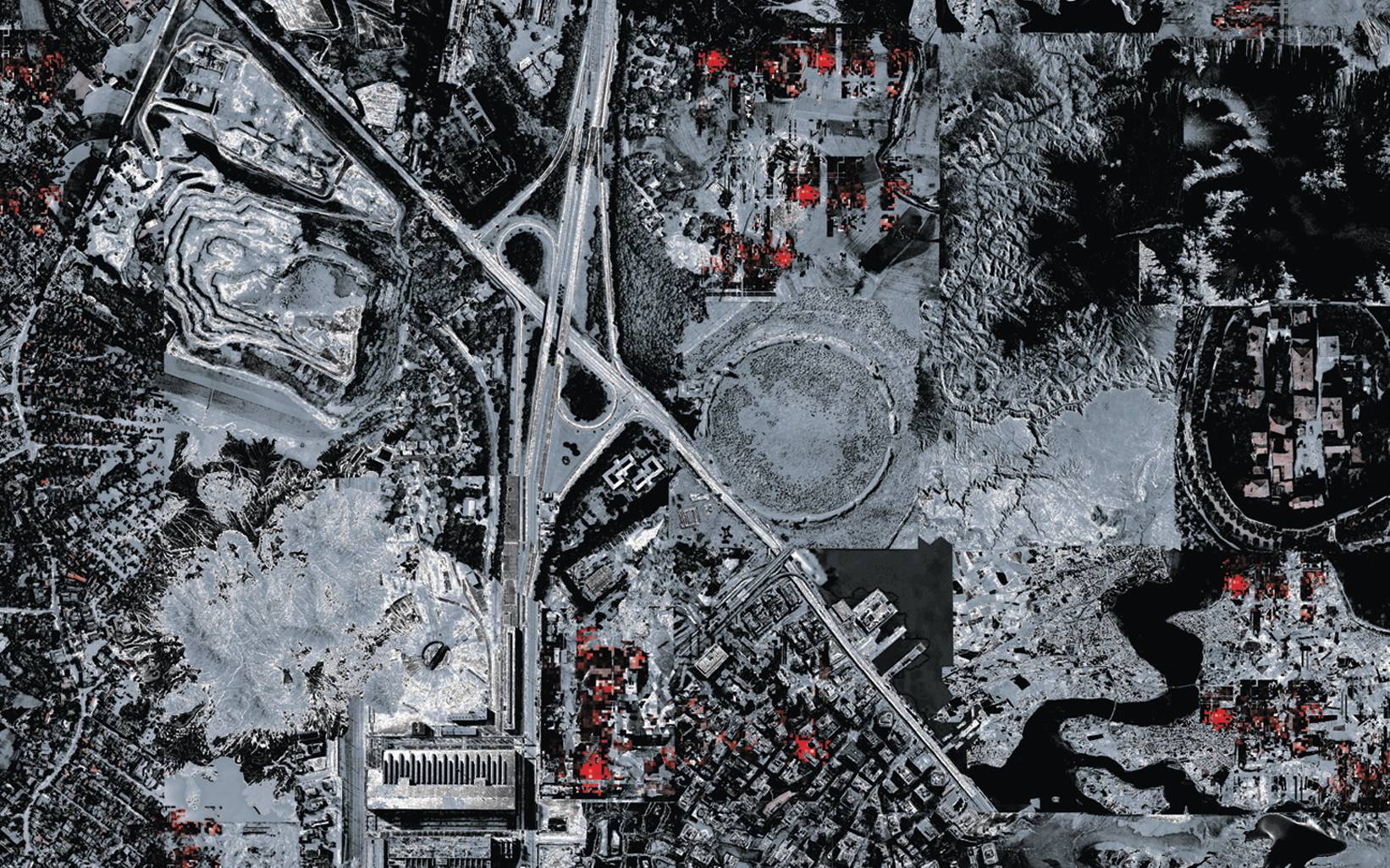 Image: Compressed Landscape, from 'Beyond the Grid: Territories of Resolution', by Carolina Safieddine, Jiahua Dong, Kun Luo and Yandong Liu, Urban Design MArch, RC19, 2021