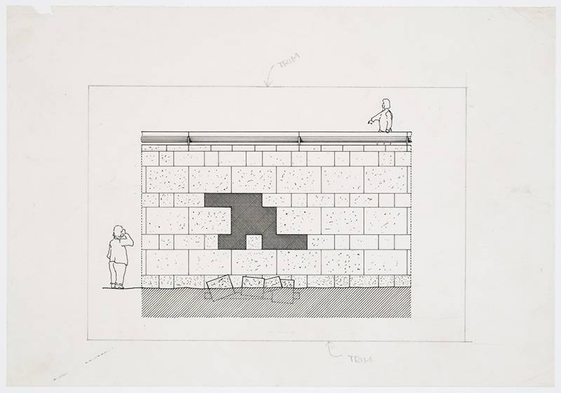 Image: Staatsgalerie, Stuttgart, Germany: Elevation (1977-1984), James Stirling/Michael Wilford fonds, Canadian Centre for Architecture