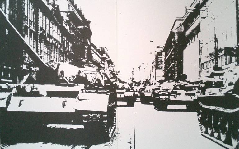 Tanks from the Prague Spring, 1968