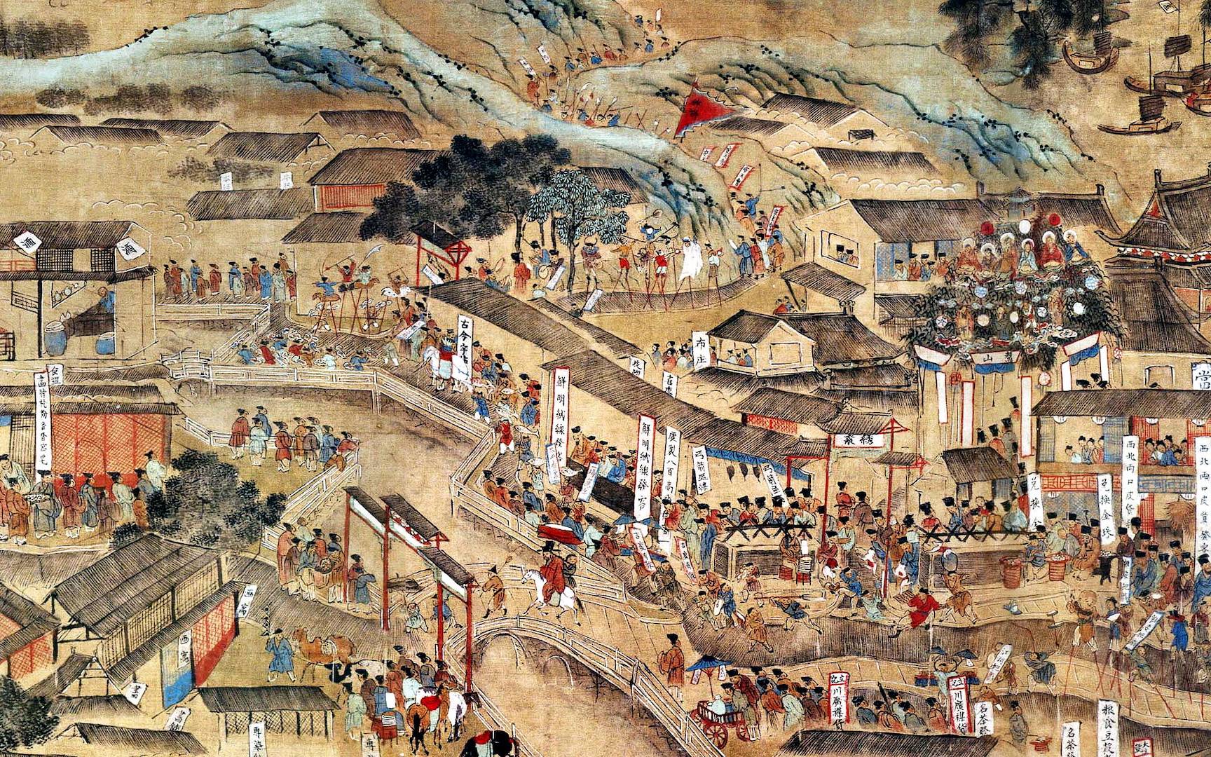 Image: A The bustling and hustling of Nanjing, 1550s. Image © National Museum of China