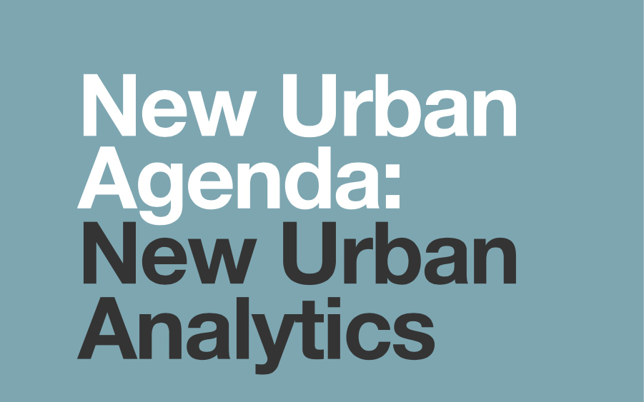 New Urban Agenda: New Urban Analytics