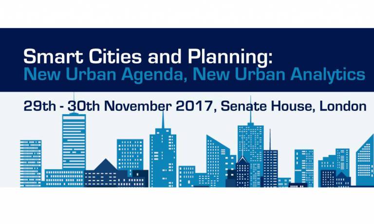 Conference: Smart Cities and Planning: New Urban Agenda, New Urban Analytics