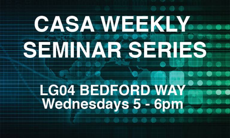 CASA Weekly Seminars