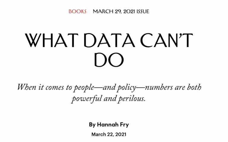 Hannah-Fry-New-Yorker-What-Data-Cant-Do