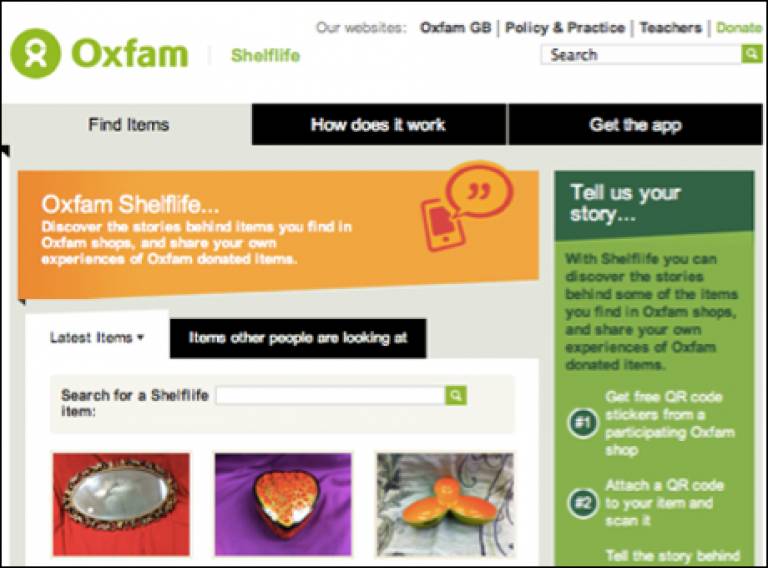 Oxfam Shelflife