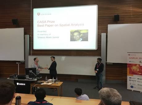 Presentation of the CASA GISRUK award 2018