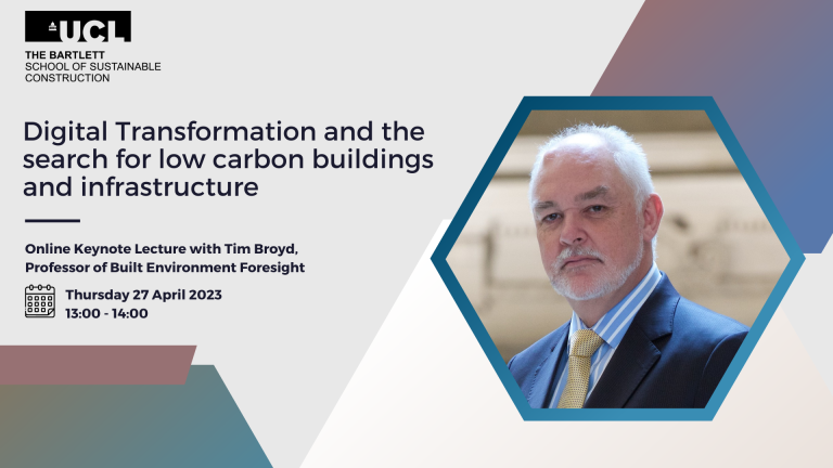 igital Transformation and the search for low carbon buildings and infrastructure