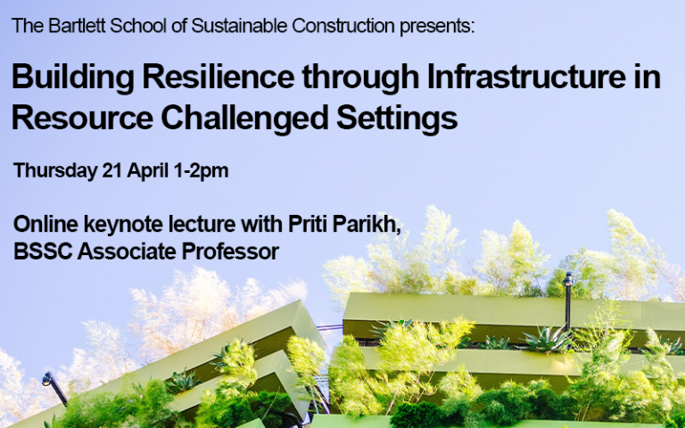 Building Resilience through Infrastructure in Resource Challenged Settings