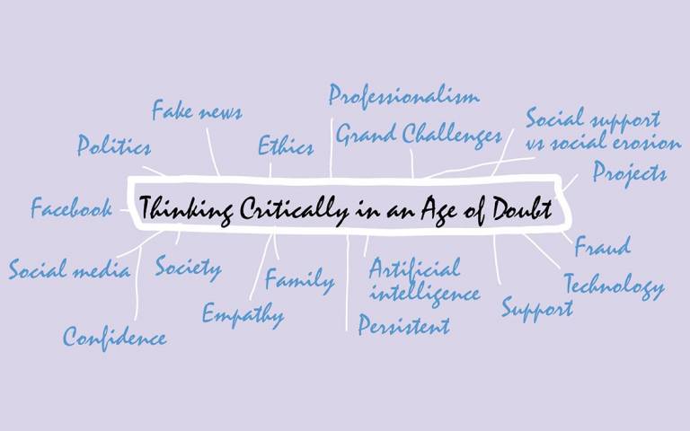 Thinking critically in an age of doubt