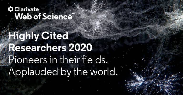 Highly cited researchers banner