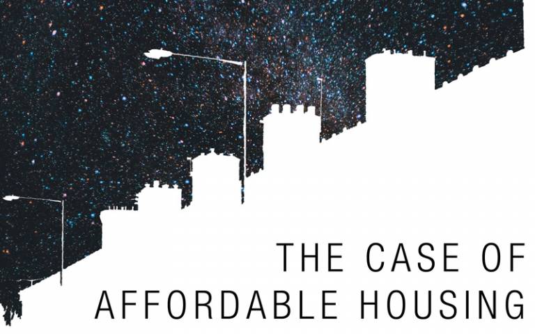 The case of affordable housing poster