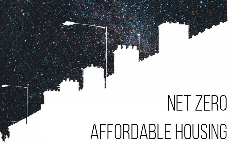 net zero affordable housing event logo