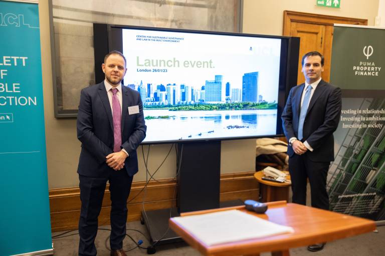 The Centre for Sustainable Governance and Law in the Built Environment launch
