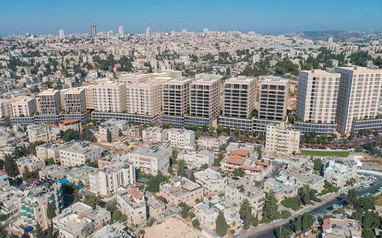 East Jerusalem cityscape with new development
