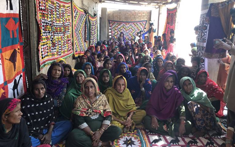 women in rural Sindh, Pakistan