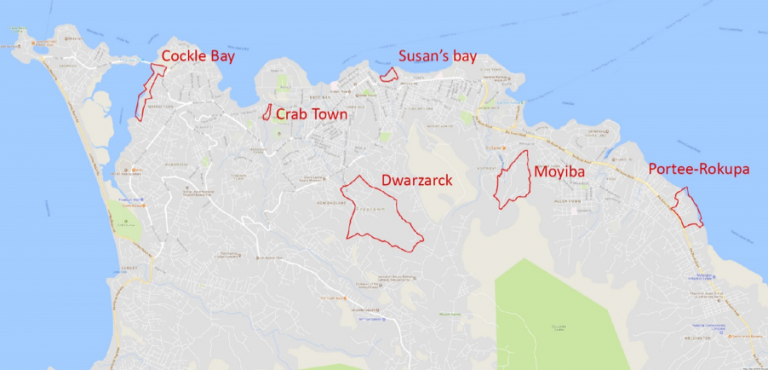Freetown map