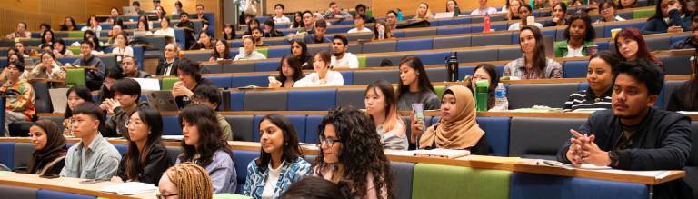Students in lecture theatre