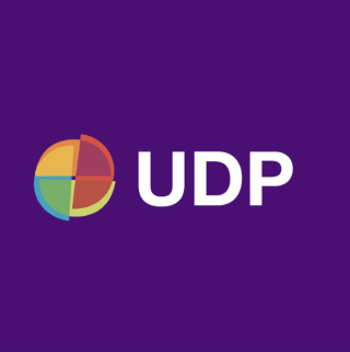 White text reads 'UDP' next to the DPU logo