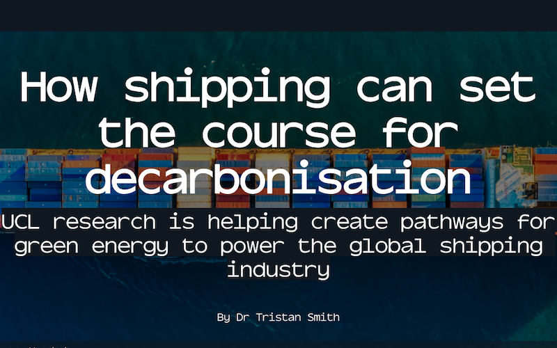 Bartlett Review cover for How shipping can set the course for decarbonisation