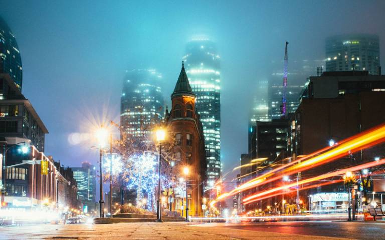 Toronto at night - Photo by Daniel Novykov on Unsplash