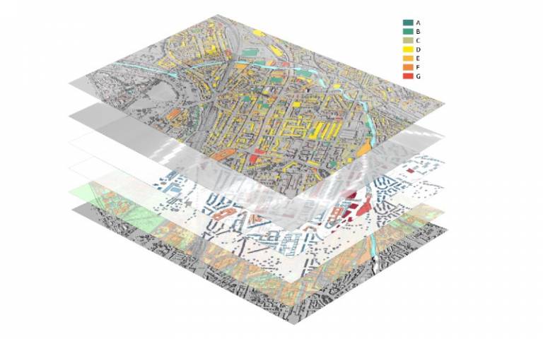Non-Domestic Building Survey visualisation of map layers