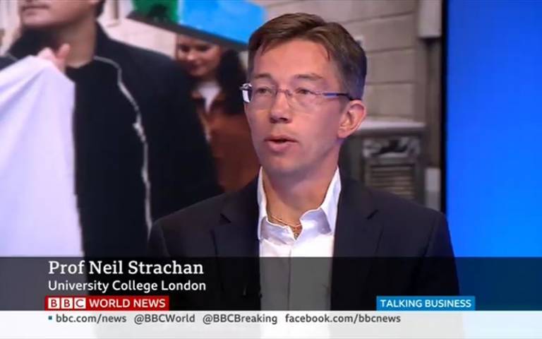 Neil Strachan on BBC World about climate protests_20 Sept 2019