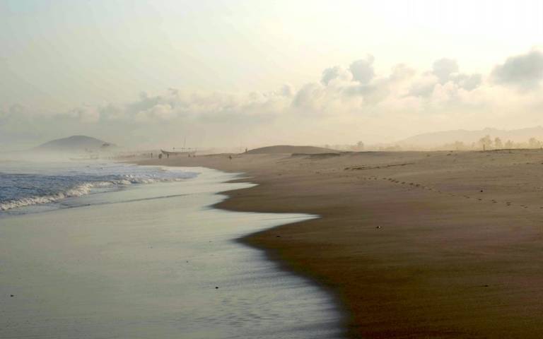 Shoreline in Ghana