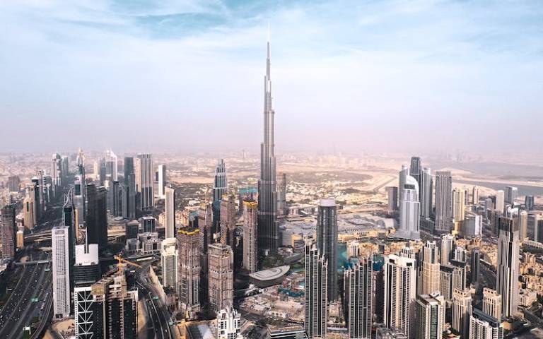 Dubai seen from above
