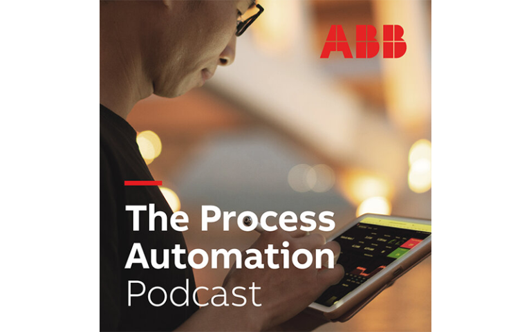 The Process Automation Podcast thumbnail image, which shows a person inputting data into a tablet.