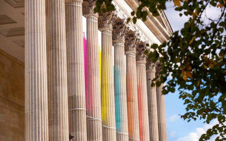 UCL Portico columns