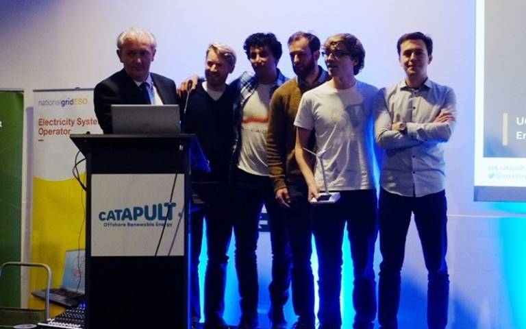 ESDA winning team at the ORE Catapult Hackathon 2019