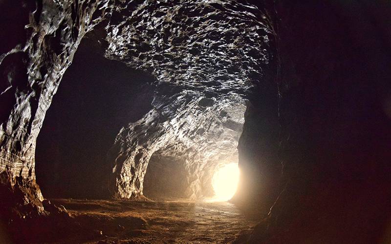 Salt cave in Tuzluca, Turkey