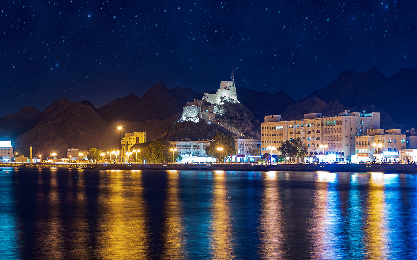 City light of Oman