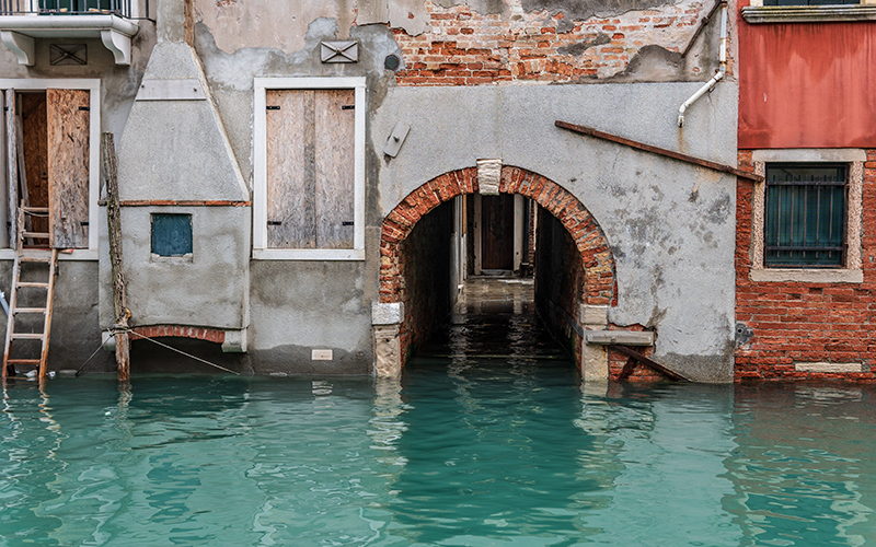 Photo of flooding in Venice